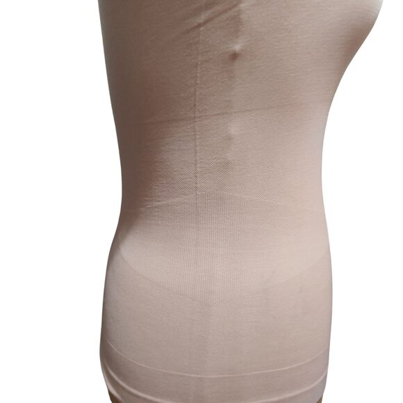 Tahari L Womens Tank Top Nude Beige Seamless Shaping Layering Basic Lightweight - Picture 11 of 12